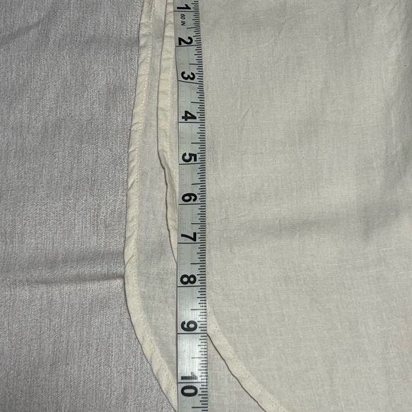 Old Navy Cream Button-Down Shirt Dress - Picture 6 of 9